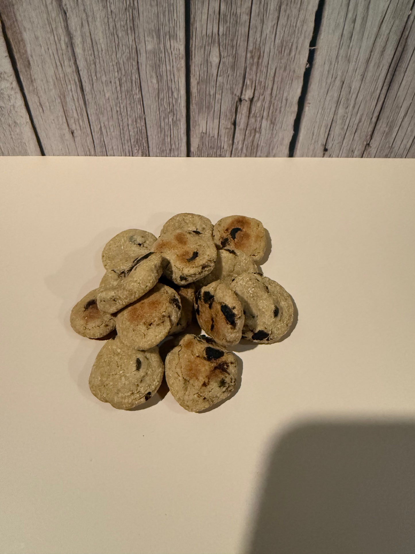 Peanut butter & Carob chip cookies