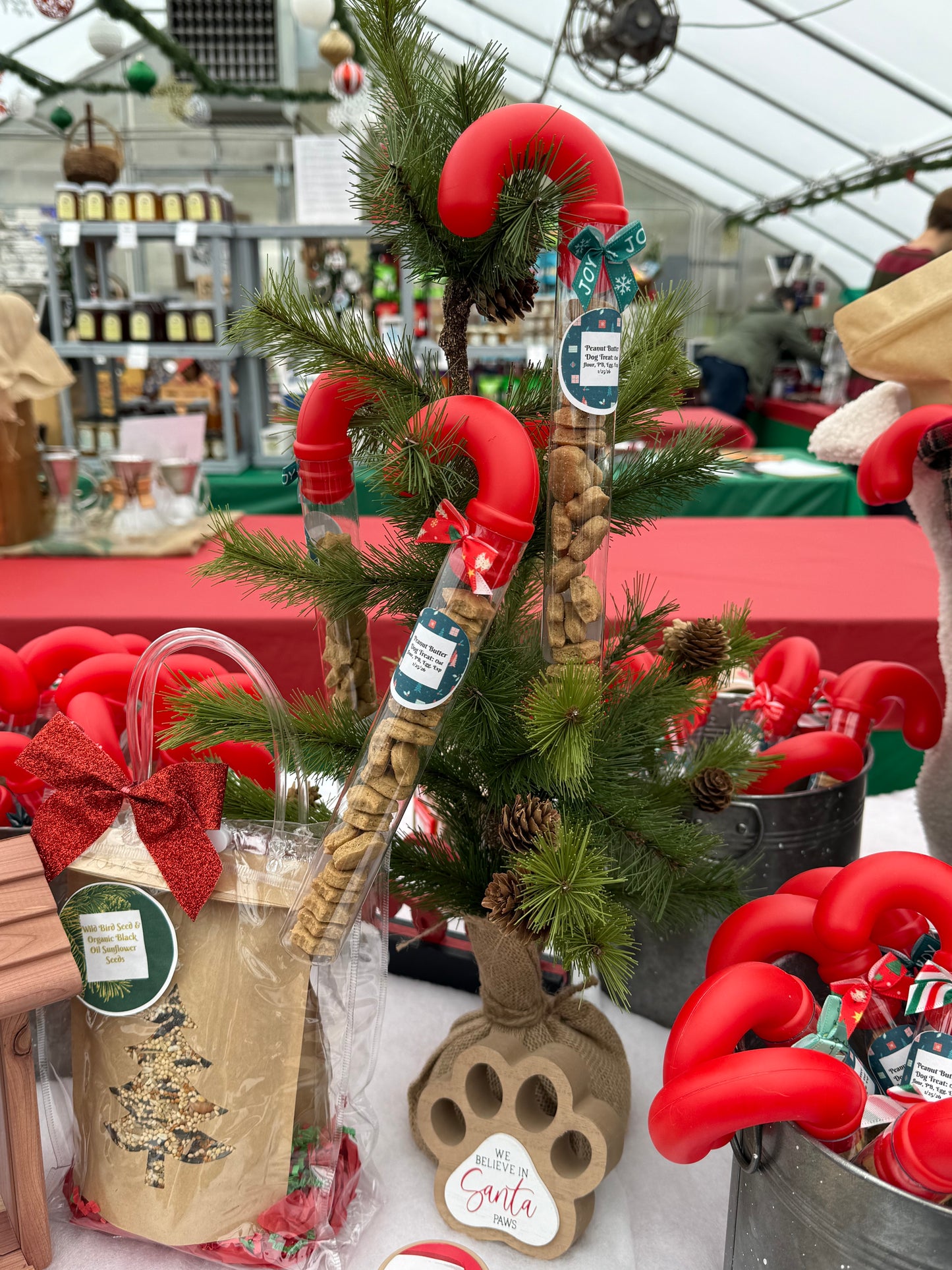 Dog Christmas Candy Cane