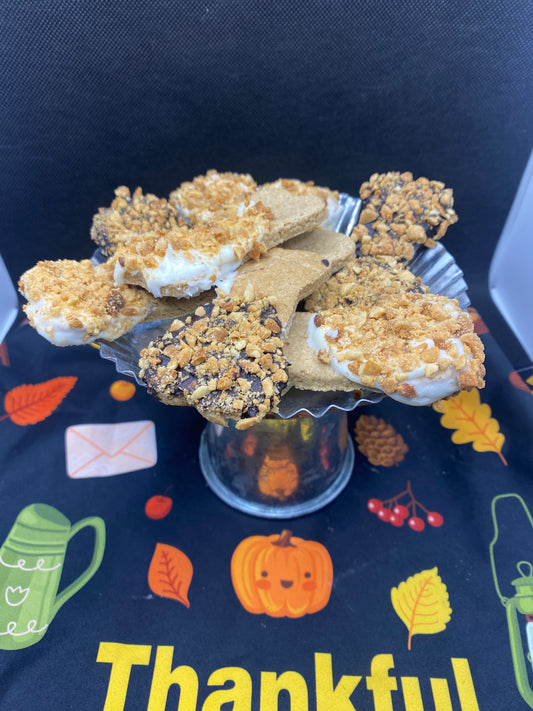 Peanut butter dipped Bones