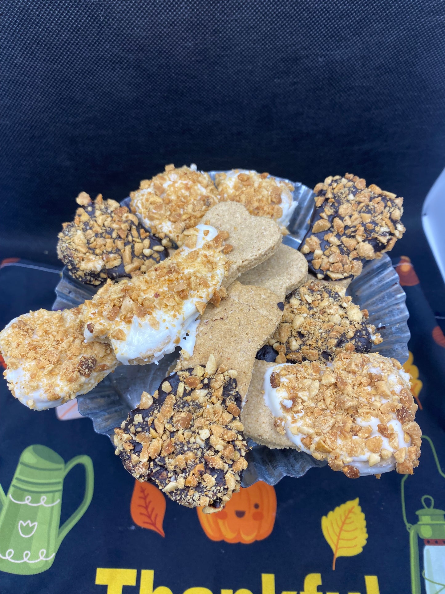 Peanut butter dipped Bones